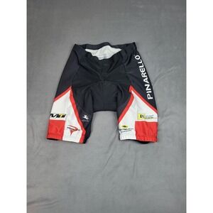 Pinarello Cycling Shorts Adults XL Black Red Lightweight Stretch Performance